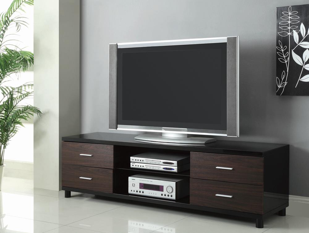 G700826 Contemporary Two-Tone TV Console - ATL FURNITURE