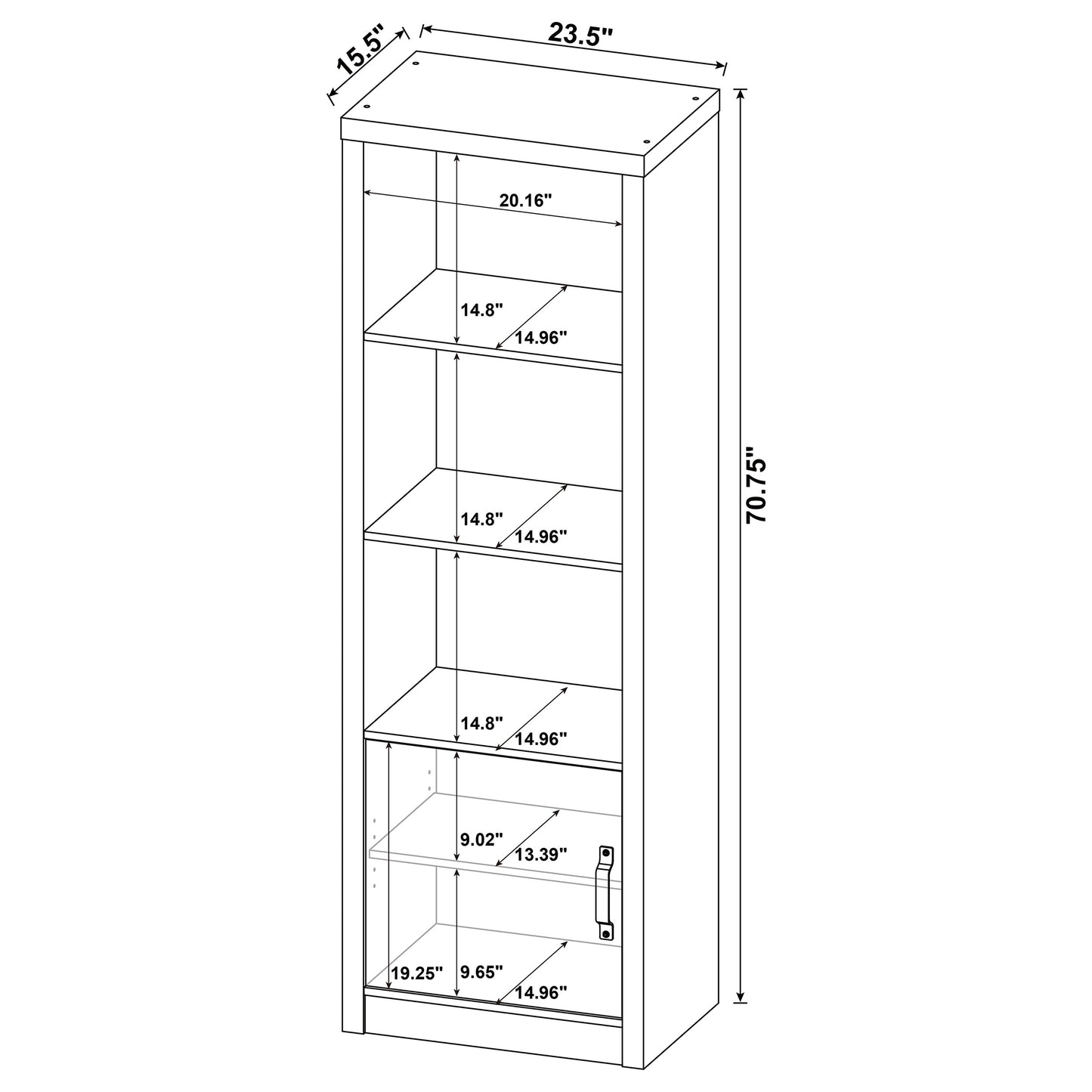 Burke 2-drawer Engineered Wood 59" TV Stand Grey Driftwood