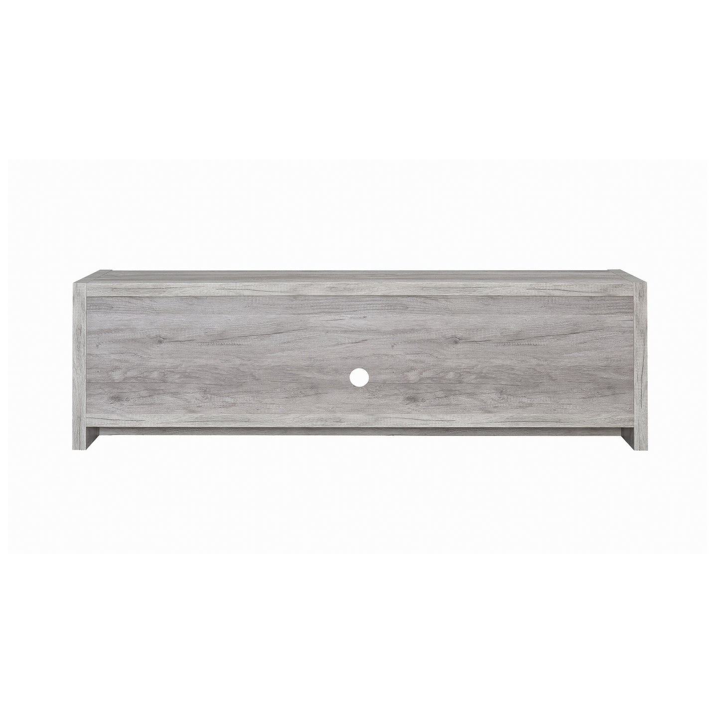 Burke 2-door Engineered Wood 71" TV Stand Grey Driftwood