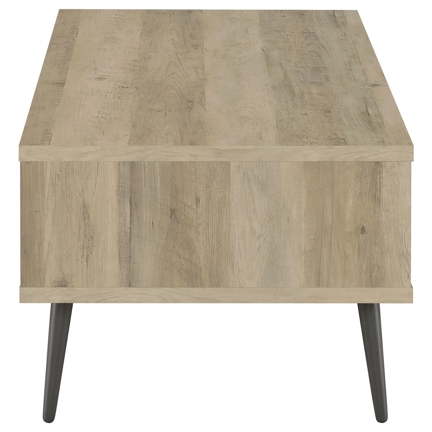 Welsh1-drawer Rectangular Engineered Wood Coffee Table With Storage Shelf Antique Pine and Grey
