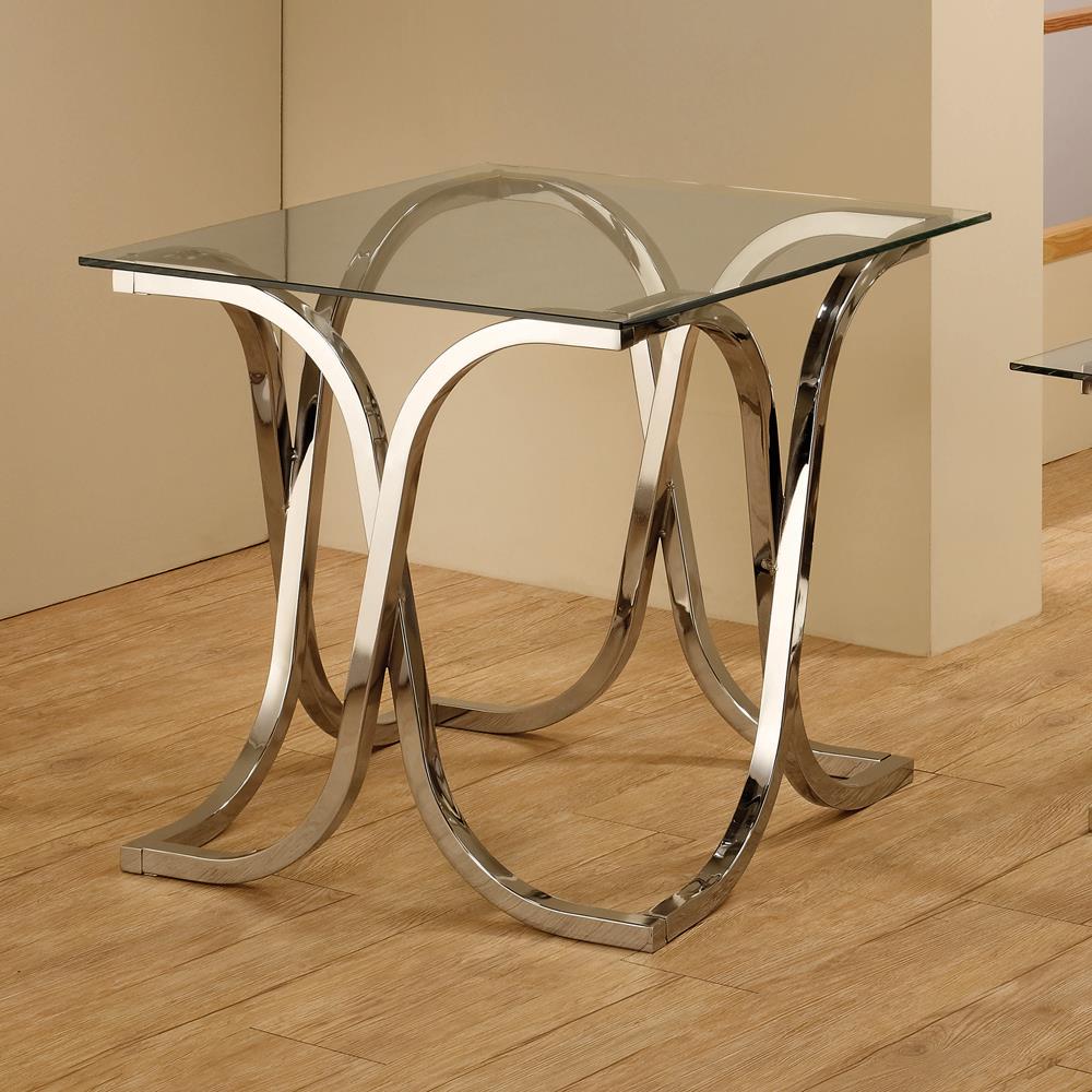 G701918 Contemporary Nickel End Table - ATL FURNITURE