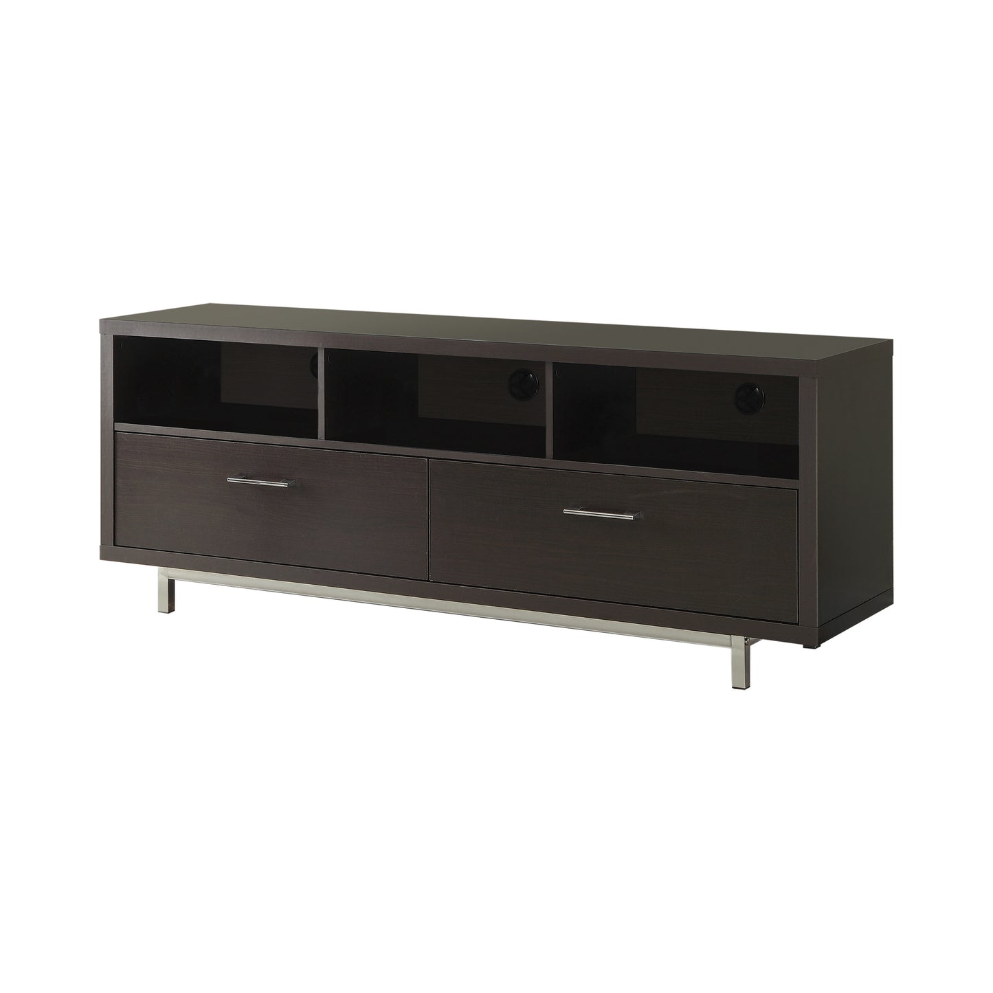 Casey 2-drawer Engineered Wood 60" TV Stand Cappuccino