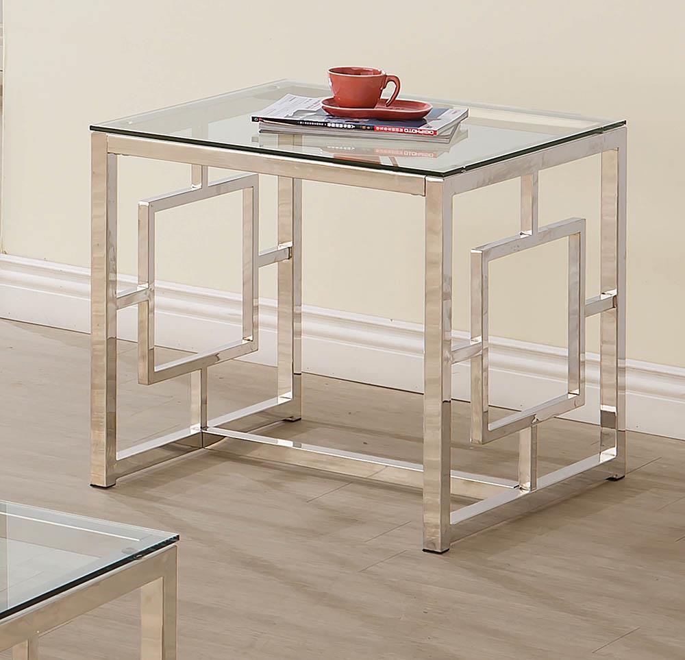 G703738 Occasional Contemporary Nickel End Table - ATL FURNITURE