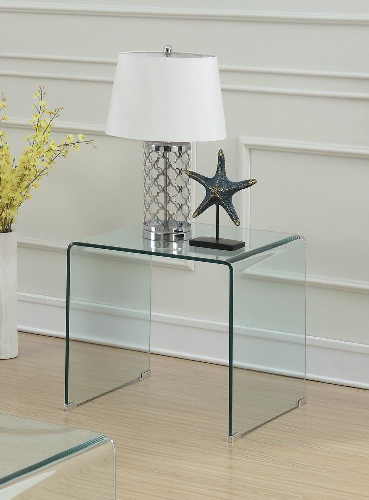 G705328 Contemporary Clear End Table - ATL FURNITURE