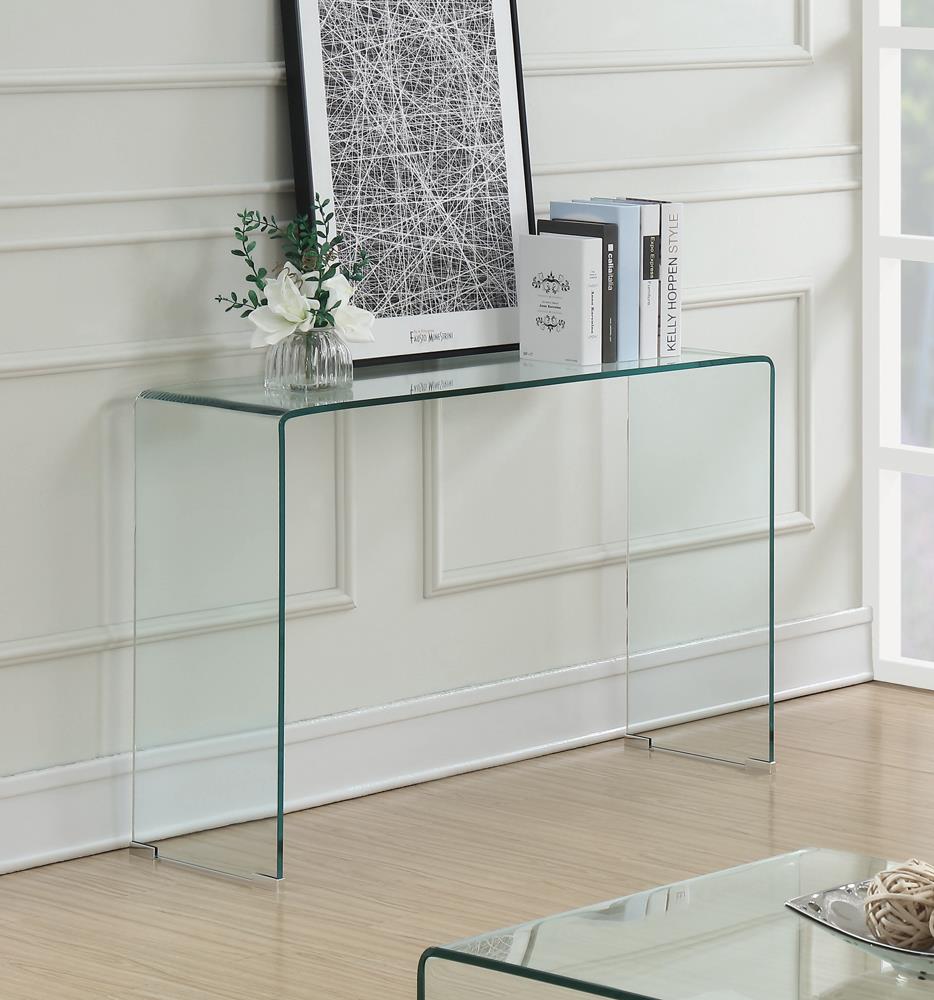 G705328 Contemporary Clear Sofa Table - ATL FURNITURE