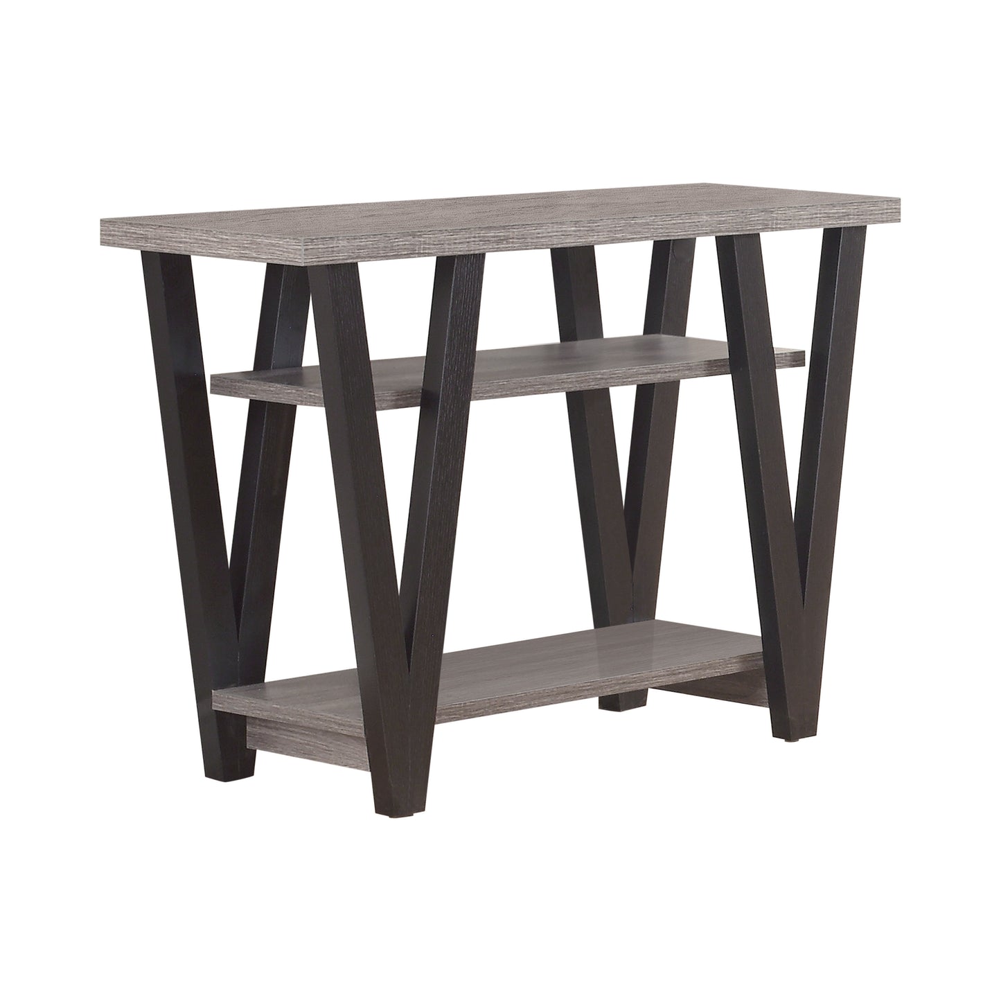 Stevens 2-shelf Engineered Wood Entryway Console Table Grey