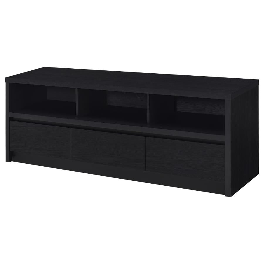 Rutland 59-Inch 3-Drawer Tv Stand Media Console Black