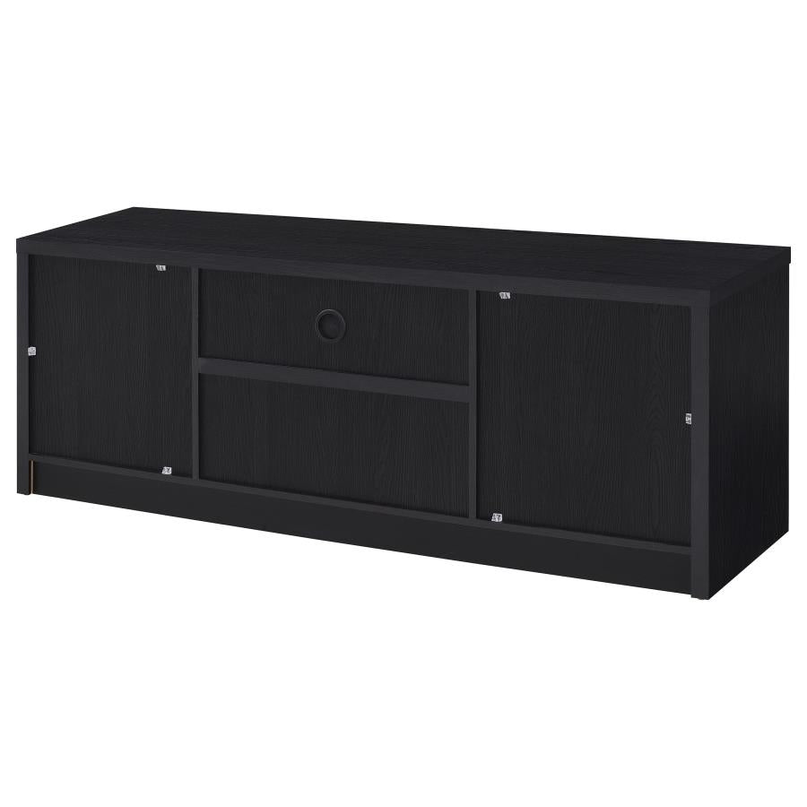 Winfield 60-Inch 2-Door Tv Stand Media Console Black