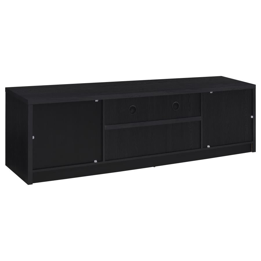 Winfield 3-Piece Entertainment Center 78-Inch Tv Stand Black