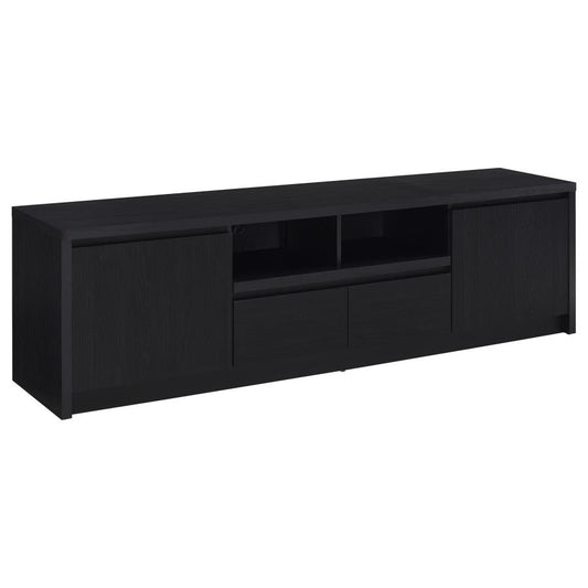 Winfield 78-Inch 2-Door Tv Stand Media Console Black