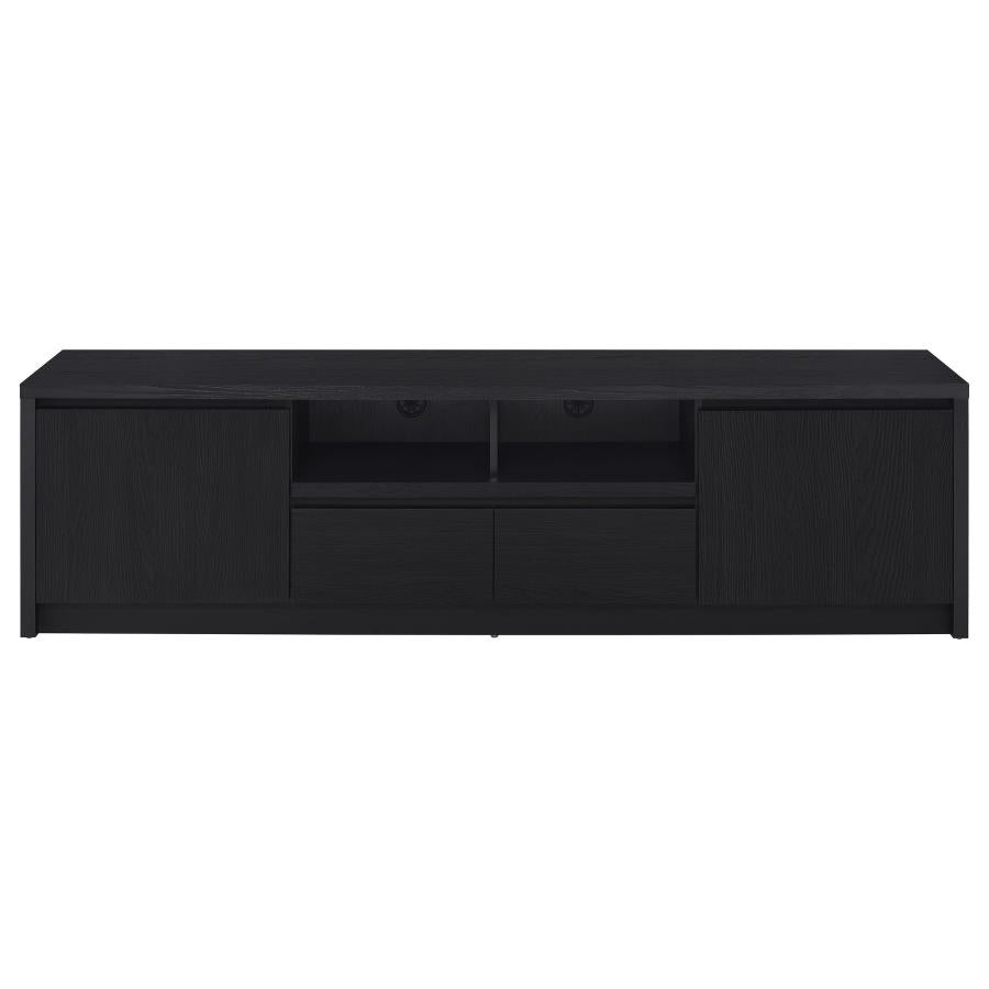 Winfield 78-Inch 2-Door Tv Stand Media Console Black