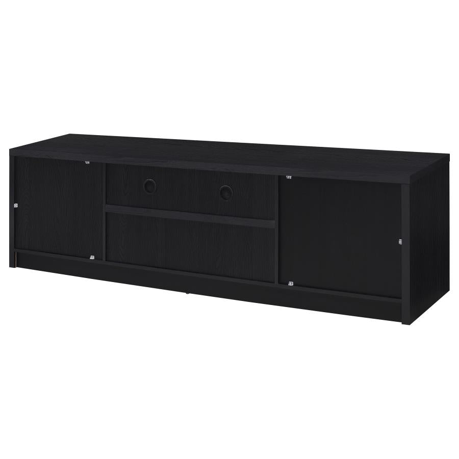Winfield 78-Inch 2-Door Tv Stand Media Console Black