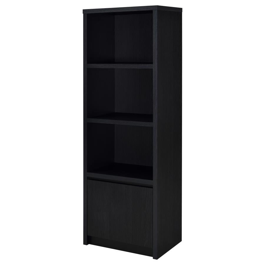 Winfield 3-Sheld Media Tower Entertainment Pier Black