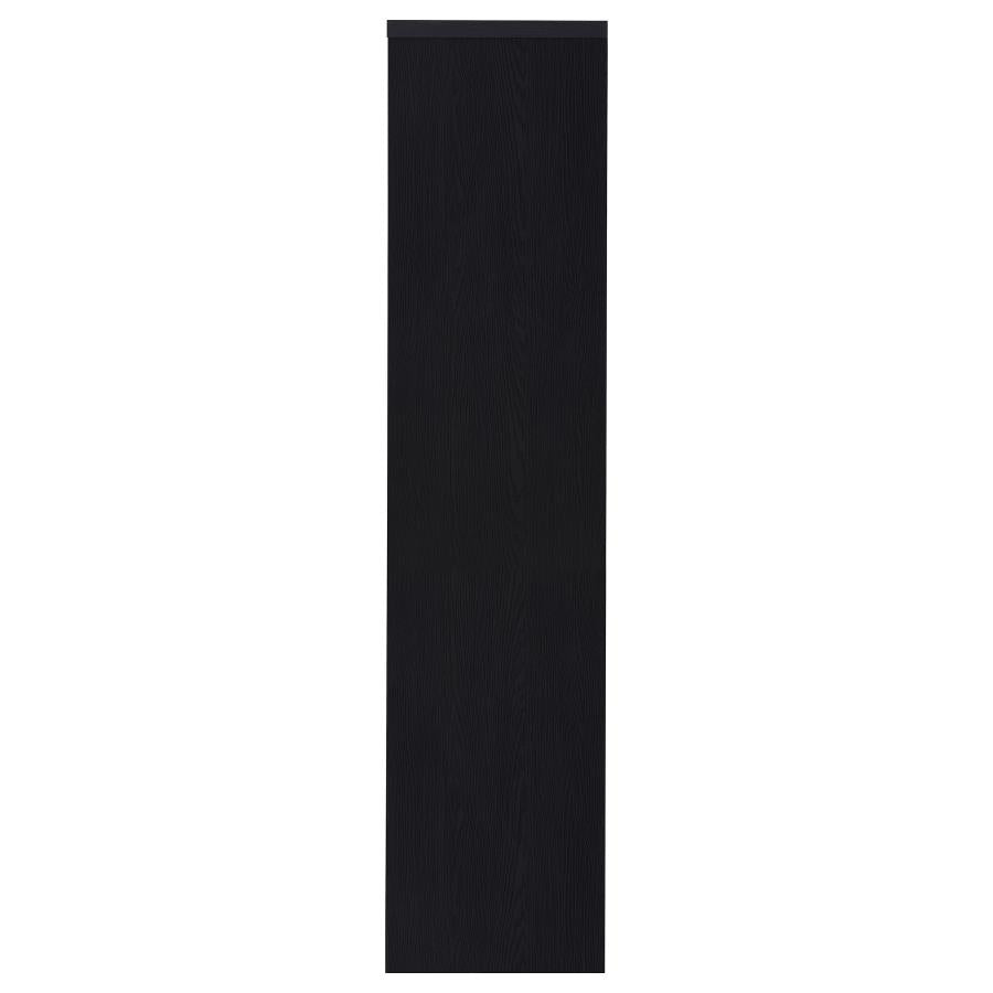 Winfield 3-Sheld Media Tower Entertainment Pier Black