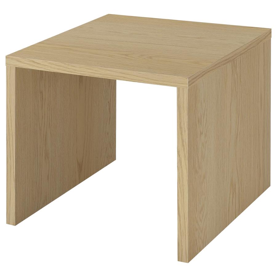Canoga 3-Piece Lift Top Cocktail Coffee Table Set Light Oak