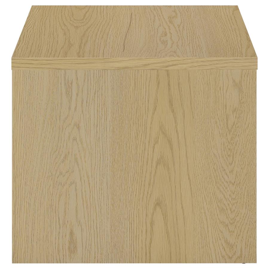 Canoga 3-Piece Lift Top Cocktail Coffee Table Set Light Oak