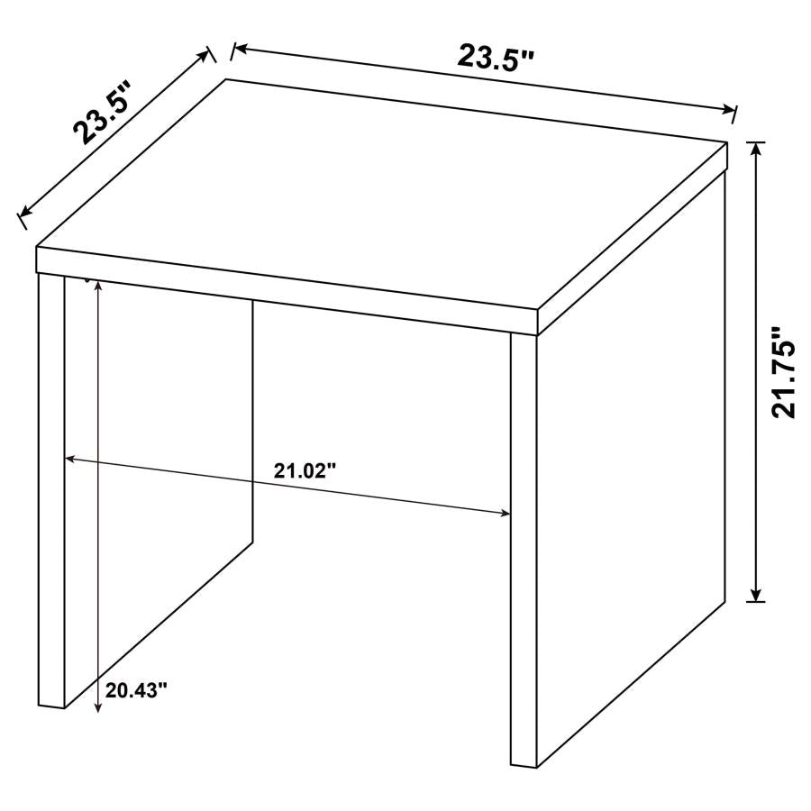 Canoga 2-Piece Lift Top Cocktail Coffee Table Set Mango