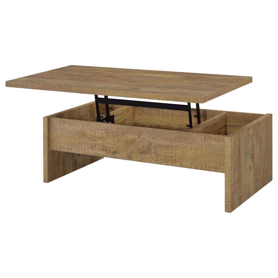 Canoga 3-Piece Lift Top Cocktail Coffee Table Set Mango