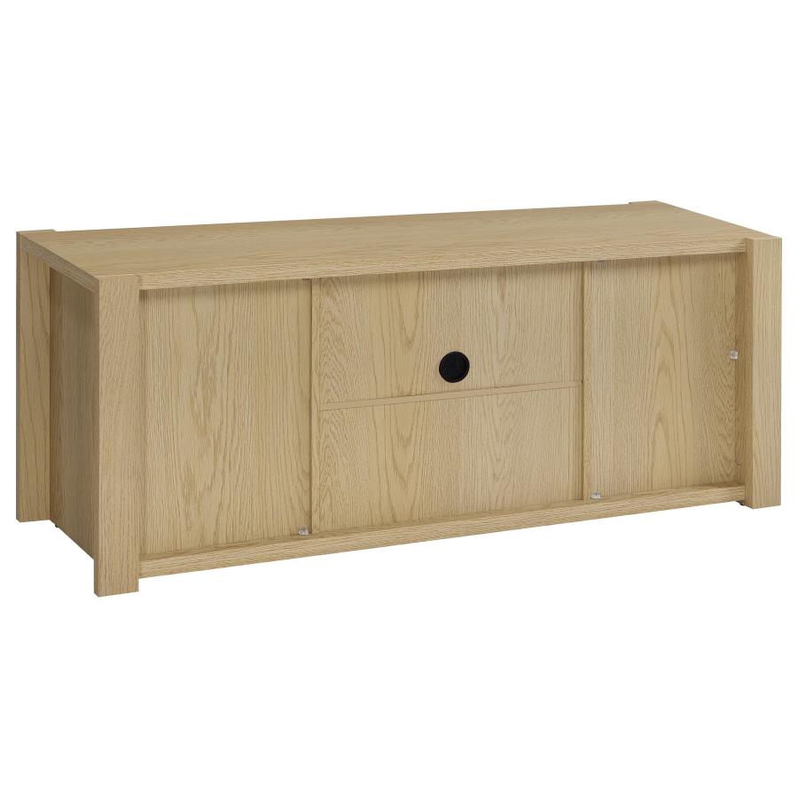 Laurelton 60-Inch 2-Door Tv Stand Media Console Light Oak