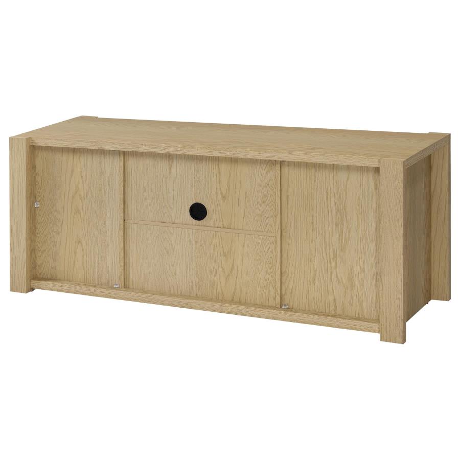 Laurelton 60-Inch 2-Door Tv Stand Media Console Light Oak