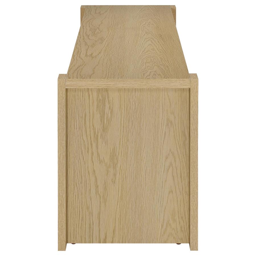 Laurelton 60-Inch 2-Door Tv Stand Media Console Light Oak