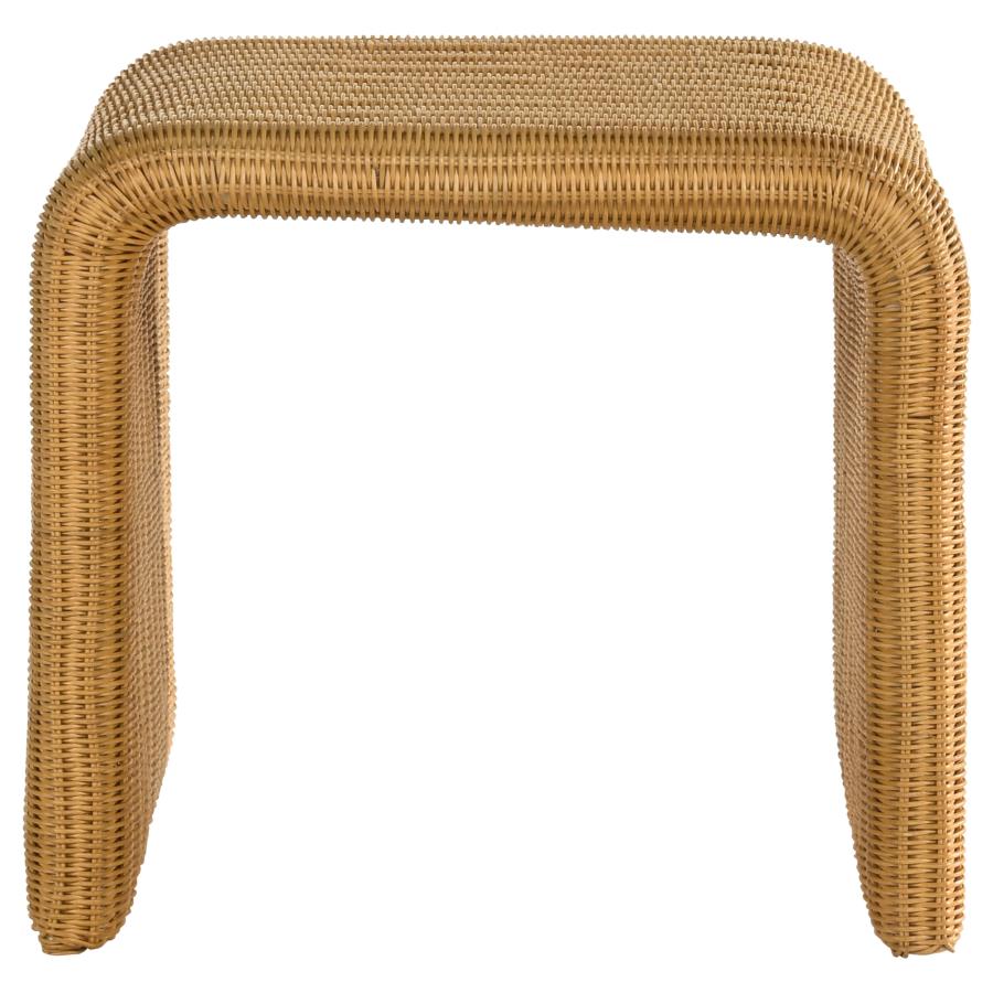 Cahya 3-Piece Rattan Coffee And End Table Set Natural