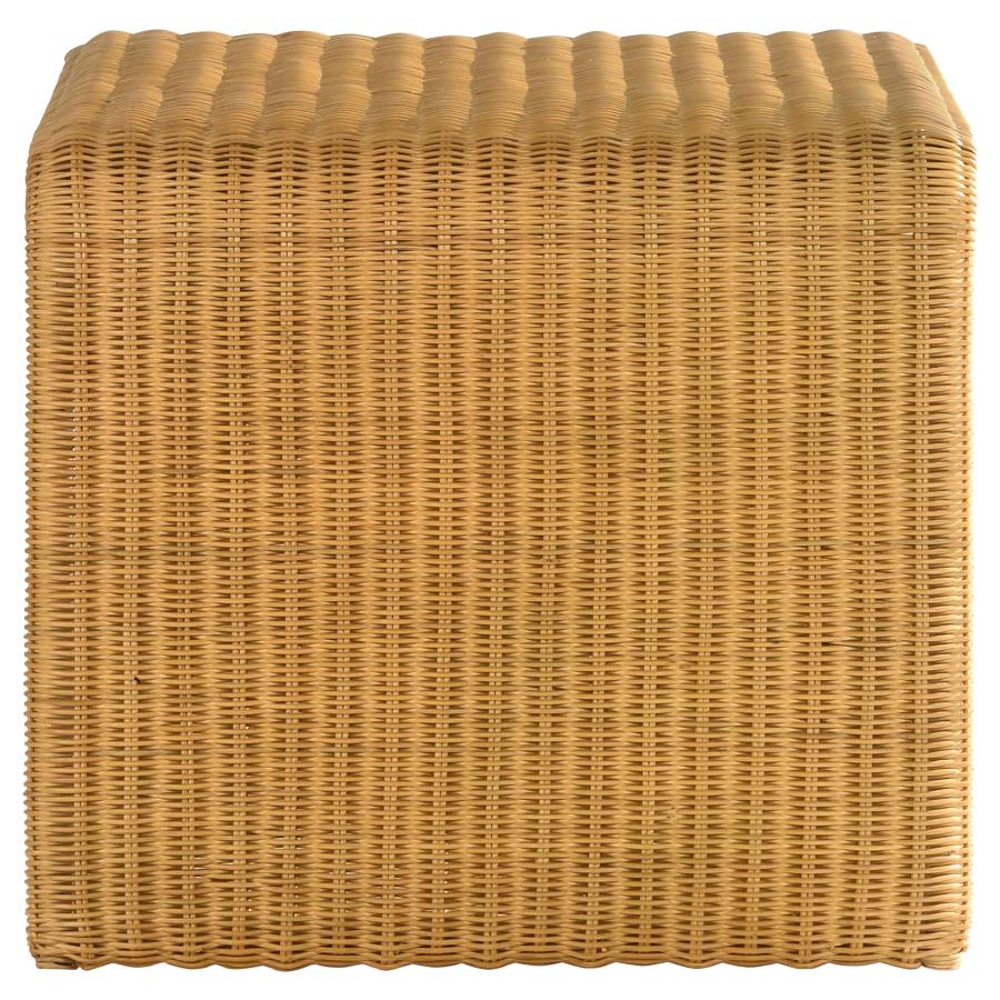Cahya 3-Piece Rattan Coffee And End Table Set Natural