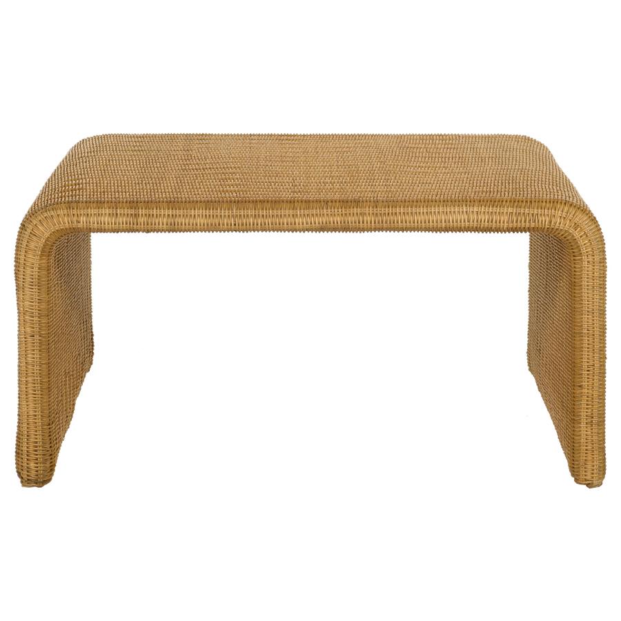 Cahya 3-Piece Rattan Coffee And End Table Set Natural
