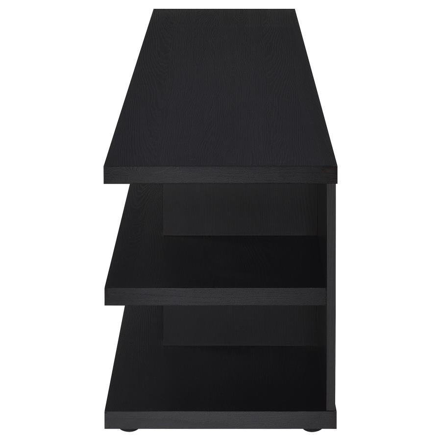 Cartmill 78-Inch 2-Tier Tv Stand Media Console Black