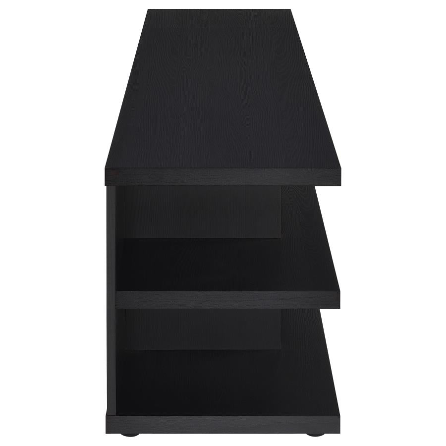 Cartmill 78-Inch 2-Tier Tv Stand Media Console Black