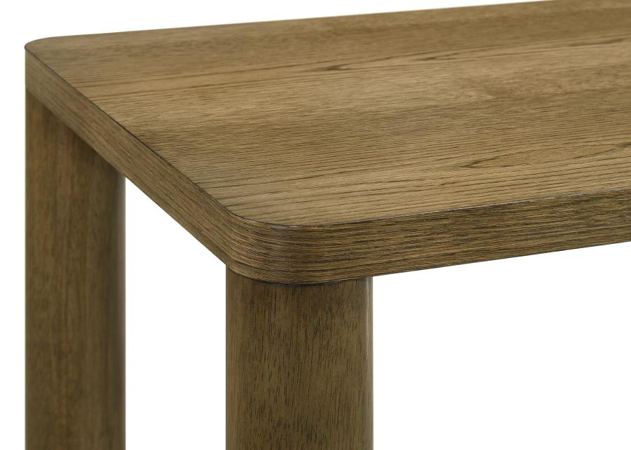Castlewood 3-Piece Cocktail Coffee Table Set Brown Oak