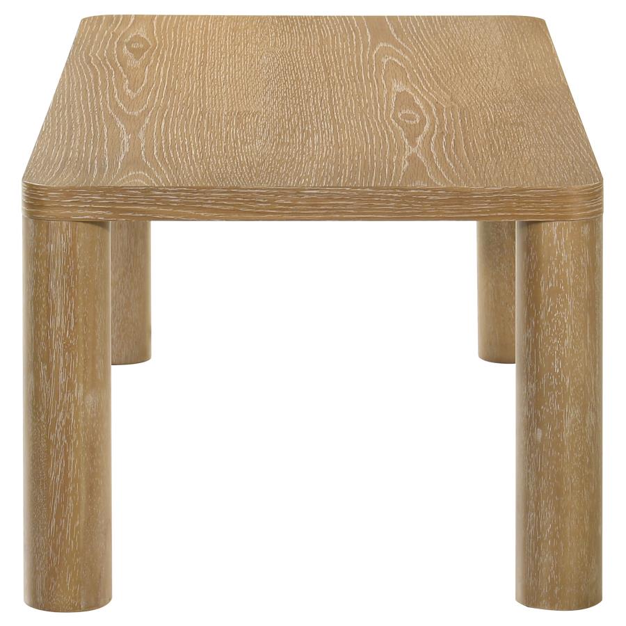 Castlewood Engineered Wood Cocktail Coffee Table Light Oak