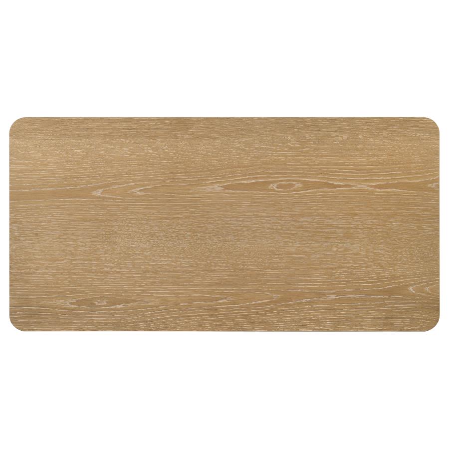 Castlewood Engineered Wood Cocktail Coffee Table Light Oak