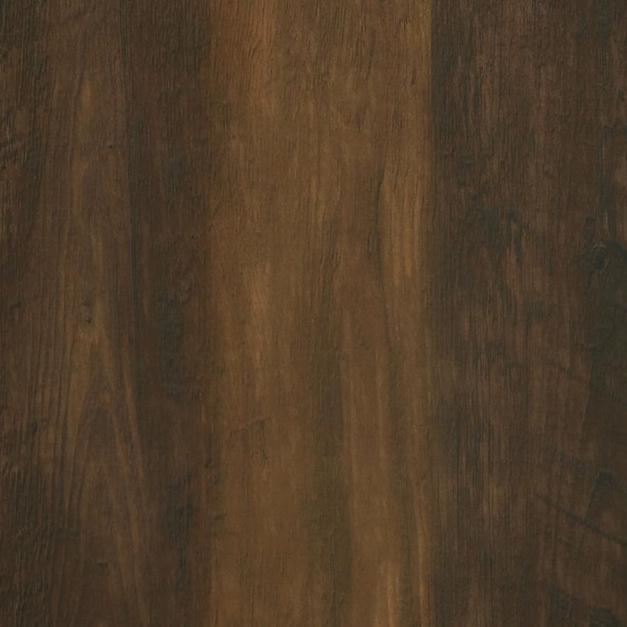 Devar Square Engineered Wood Side End Table Dark Pine