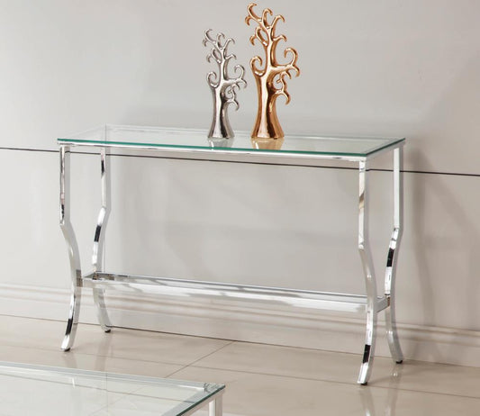 G720338 Contemporary Chrome Sofa Table - ATL FURNITURE