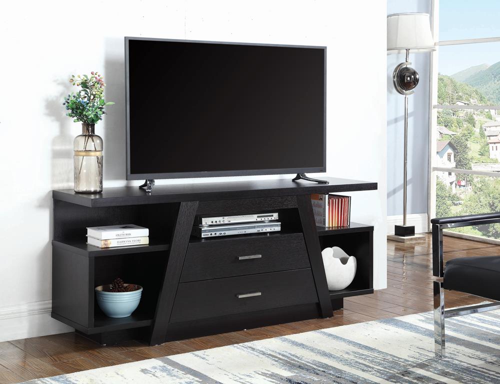 G721110 Contemporary Cappuccino TV Stand - ATL FURNITURE