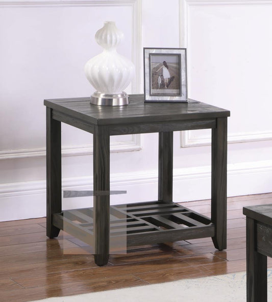 Rustic Grey Side Table - ATL FURNITURE