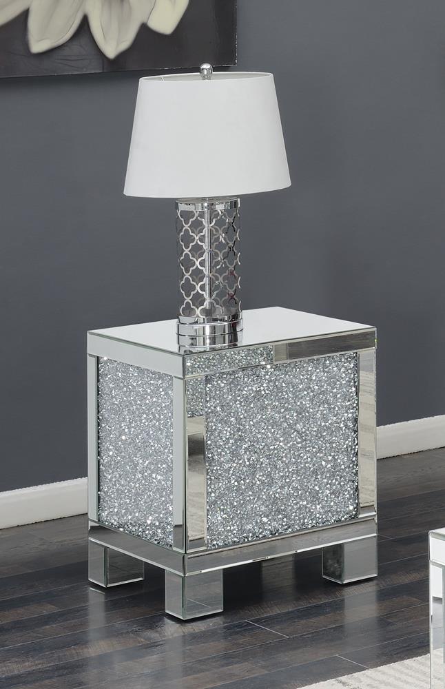 G722497 Contemporary Silver Side Table - ATL FURNITURE