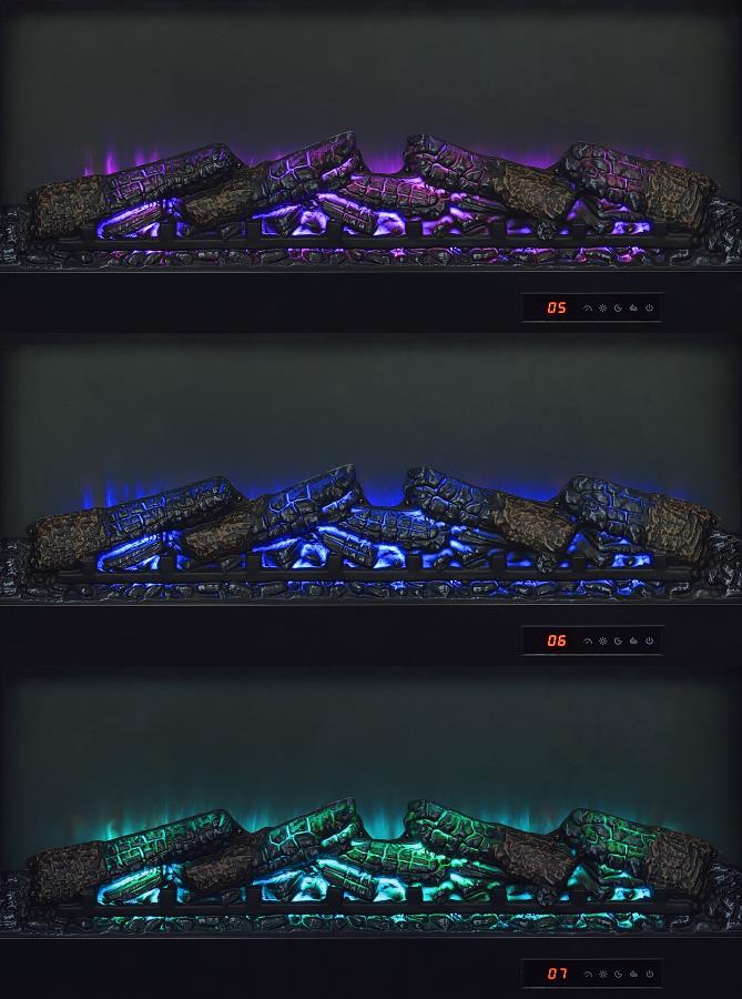 Fuller 60-Inch 2-Door Tv Stand Fireplace Media Console Mango