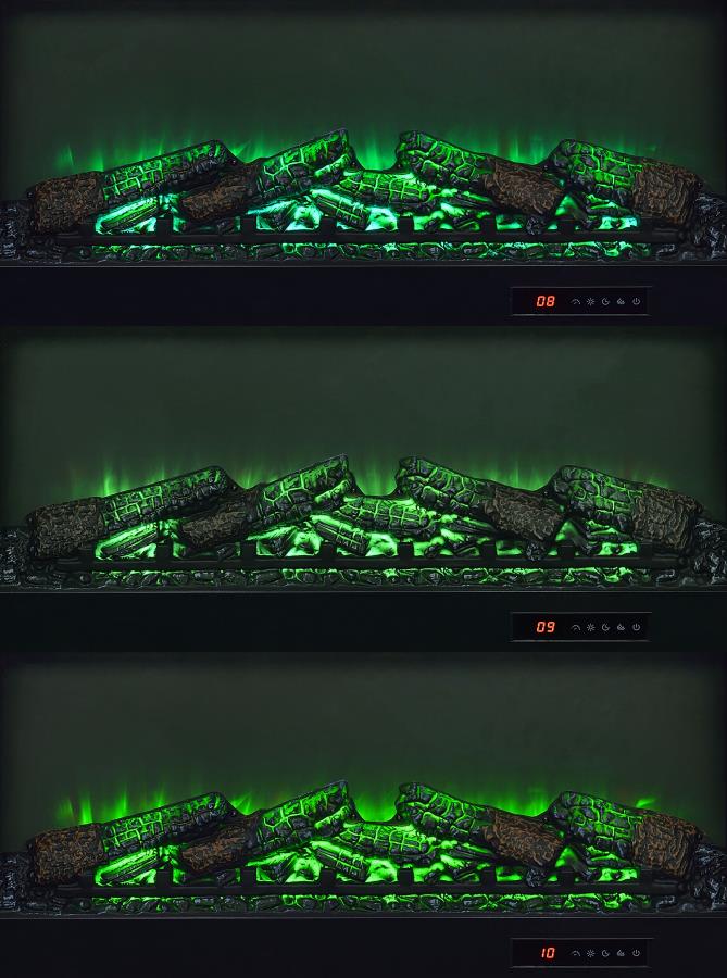 Fuller 60-Inch 2-Door Tv Stand Fireplace Media Console Mango