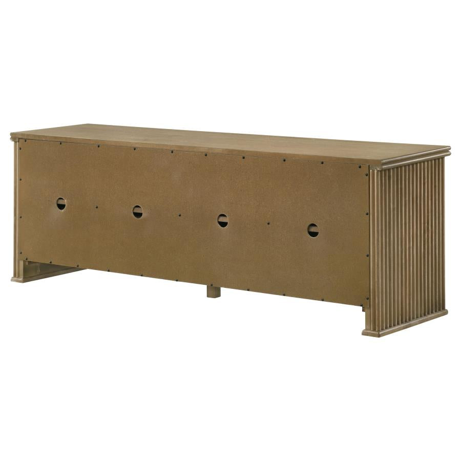 Adina 70-Inch Tv Stand Media Console Distressed Light Brown