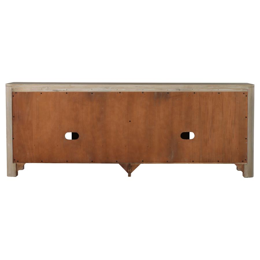 Solano 71-Inch 2-Door Tv Stand Media Console Weathered Mango