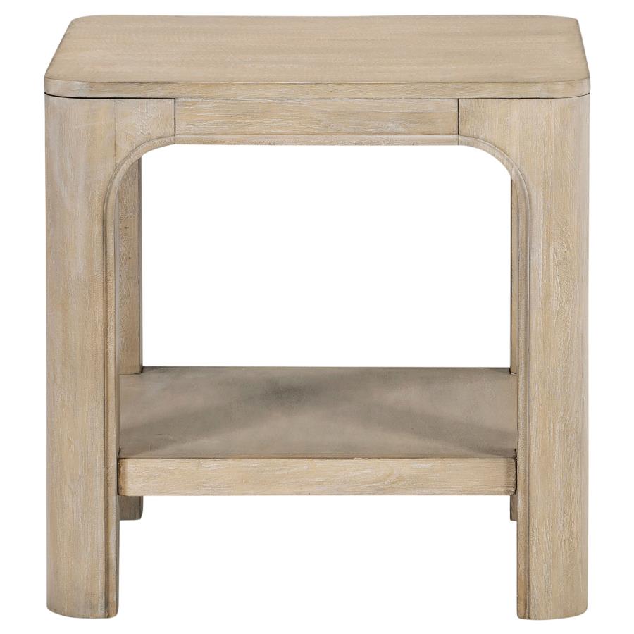 Solano 3-Piece Square Coffee Table Set Weathered Mango