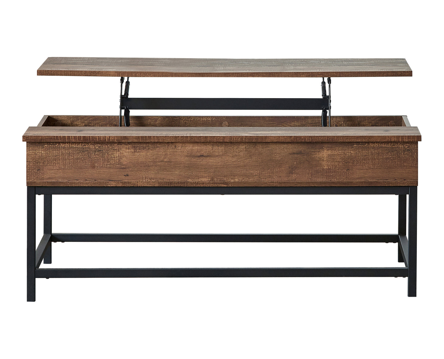 Byers Engineered Wood Lift Top Coffee Table Brown Oak