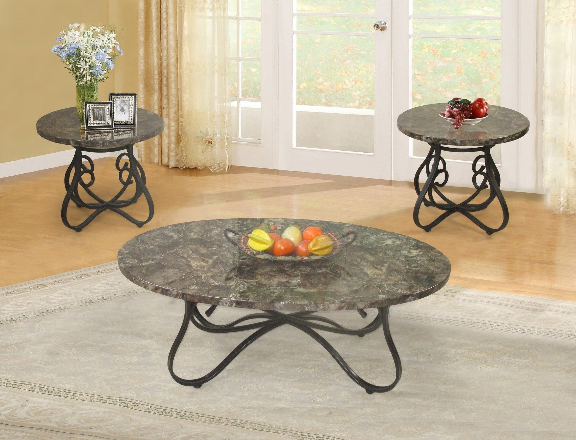 Coffee Table Set; 3 PCS. SET - ATL FURNITURE