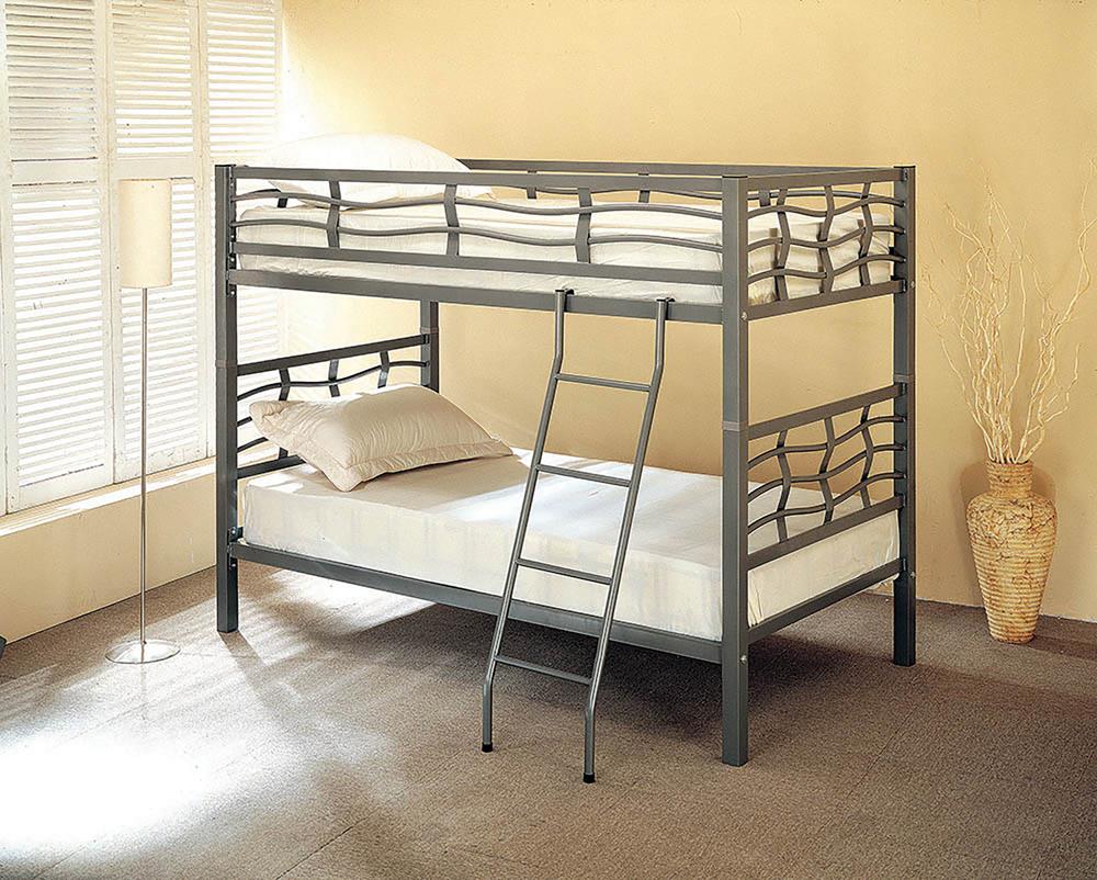 G7395 Contemporary Metal Bunk Bed - ATL FURNITURE