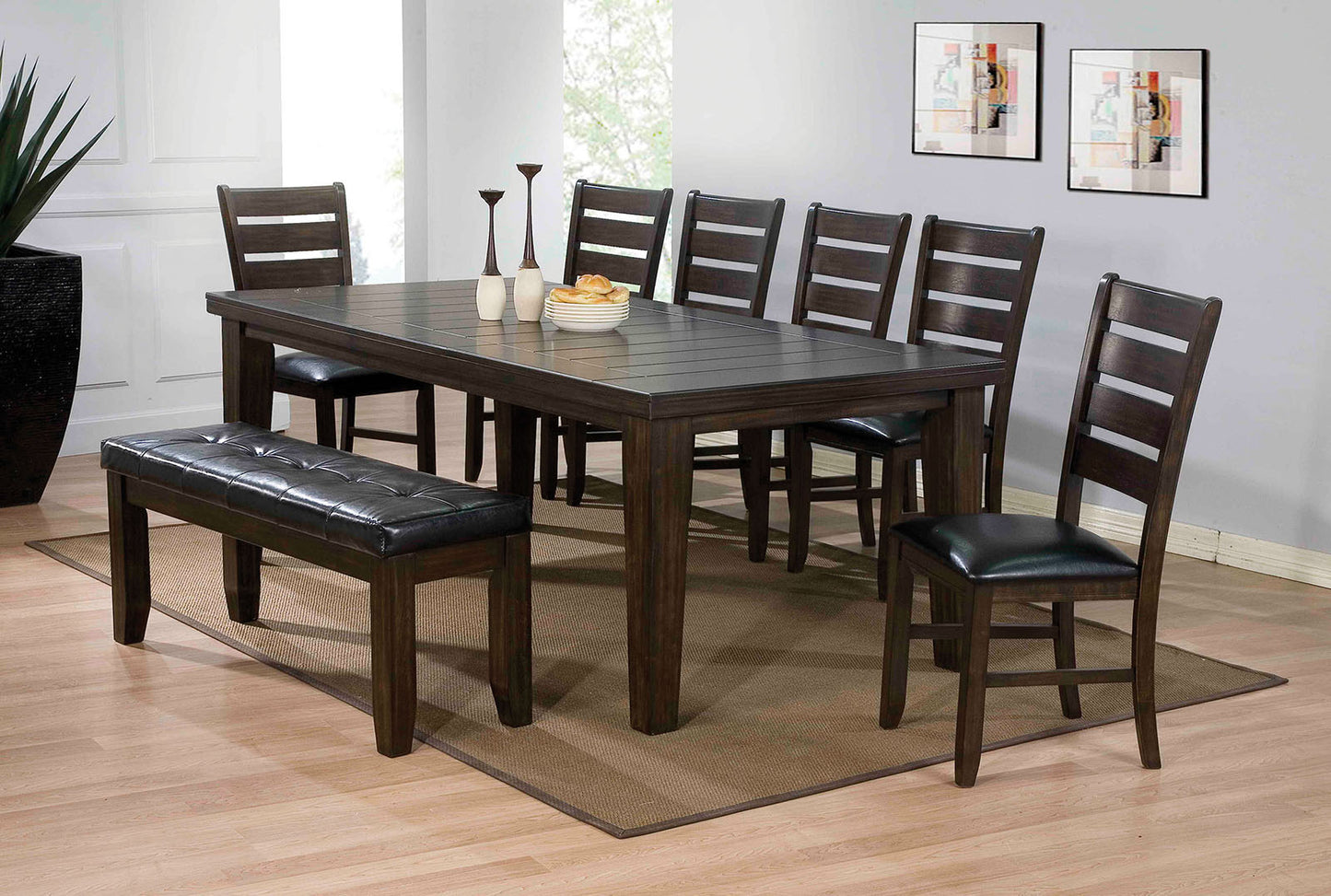 Acme Furniture Urbana Rectangular Dining Table in Espresso 74620 - ATL FURNITURE