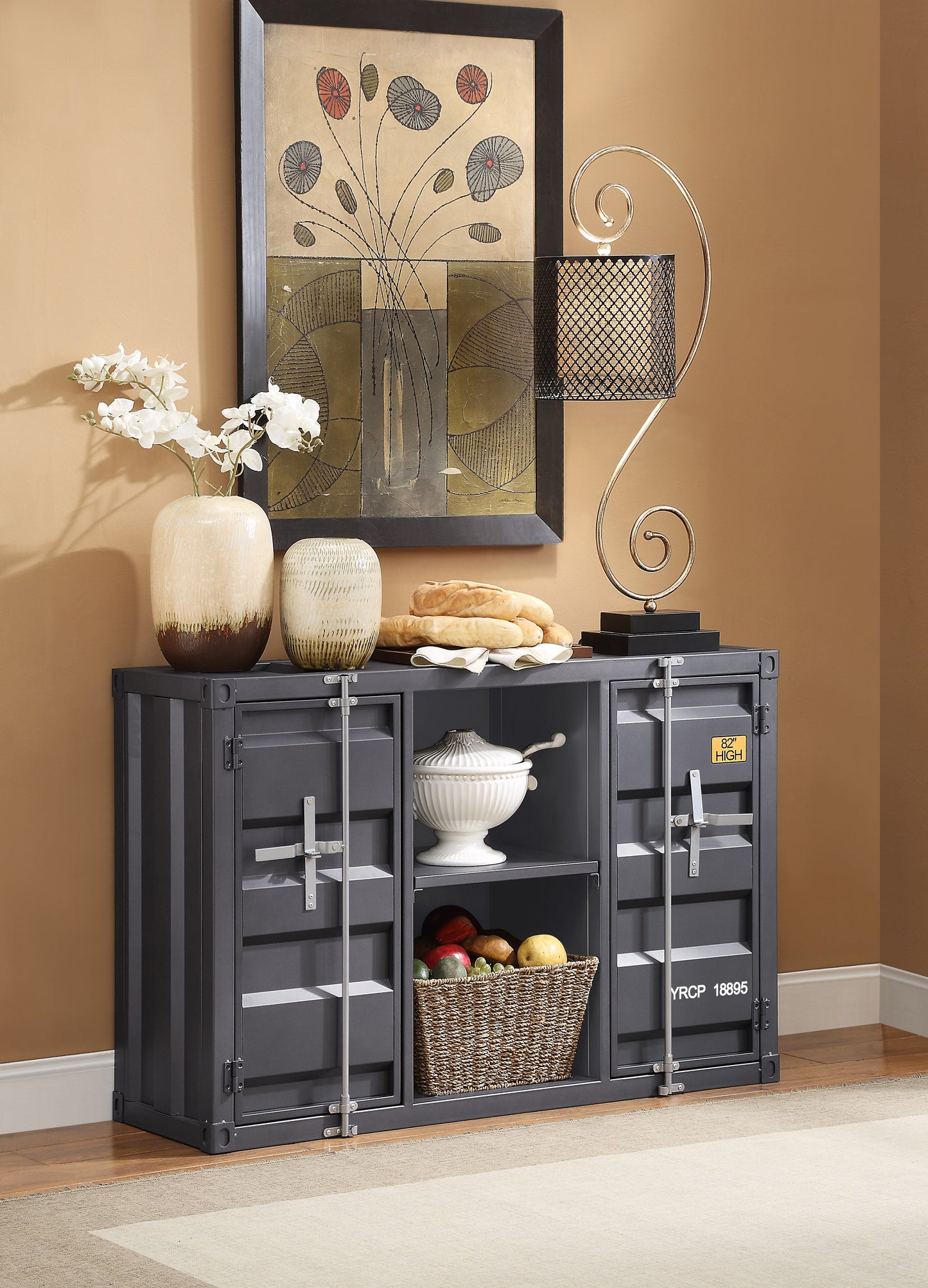 Cargo Gunmetal Server - ATL FURNITURE