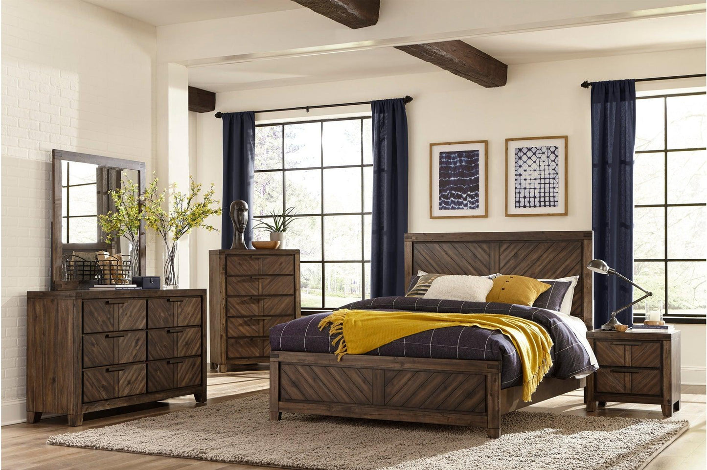 Homelegance - Parnell Eastern King Bed In Distressed Espresso - 1648K-1Ek* - ATL FURNITURE