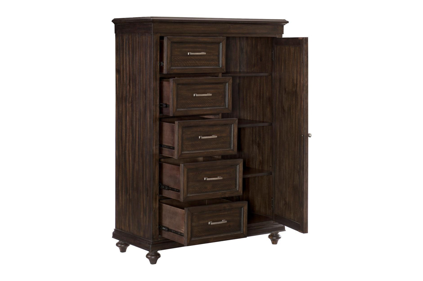 Homelegance - Cardano Wardrobe Chest In Driftwood Charcoal - 1689-10 - ATL FURNITURE